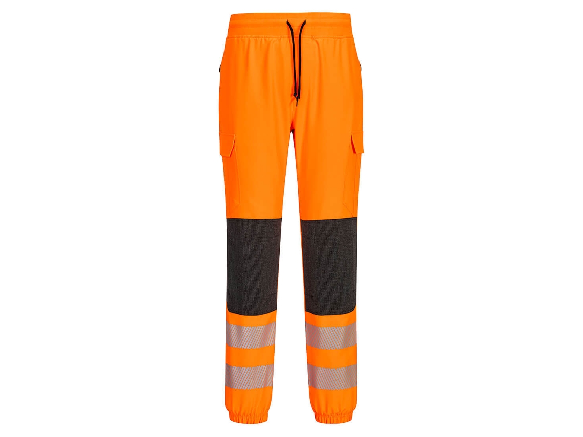 Pw3 Hi-vis Flexi Jogger: Pantalón Deportivo De Alta Visibilidad Amarillo Negro / Xxxl