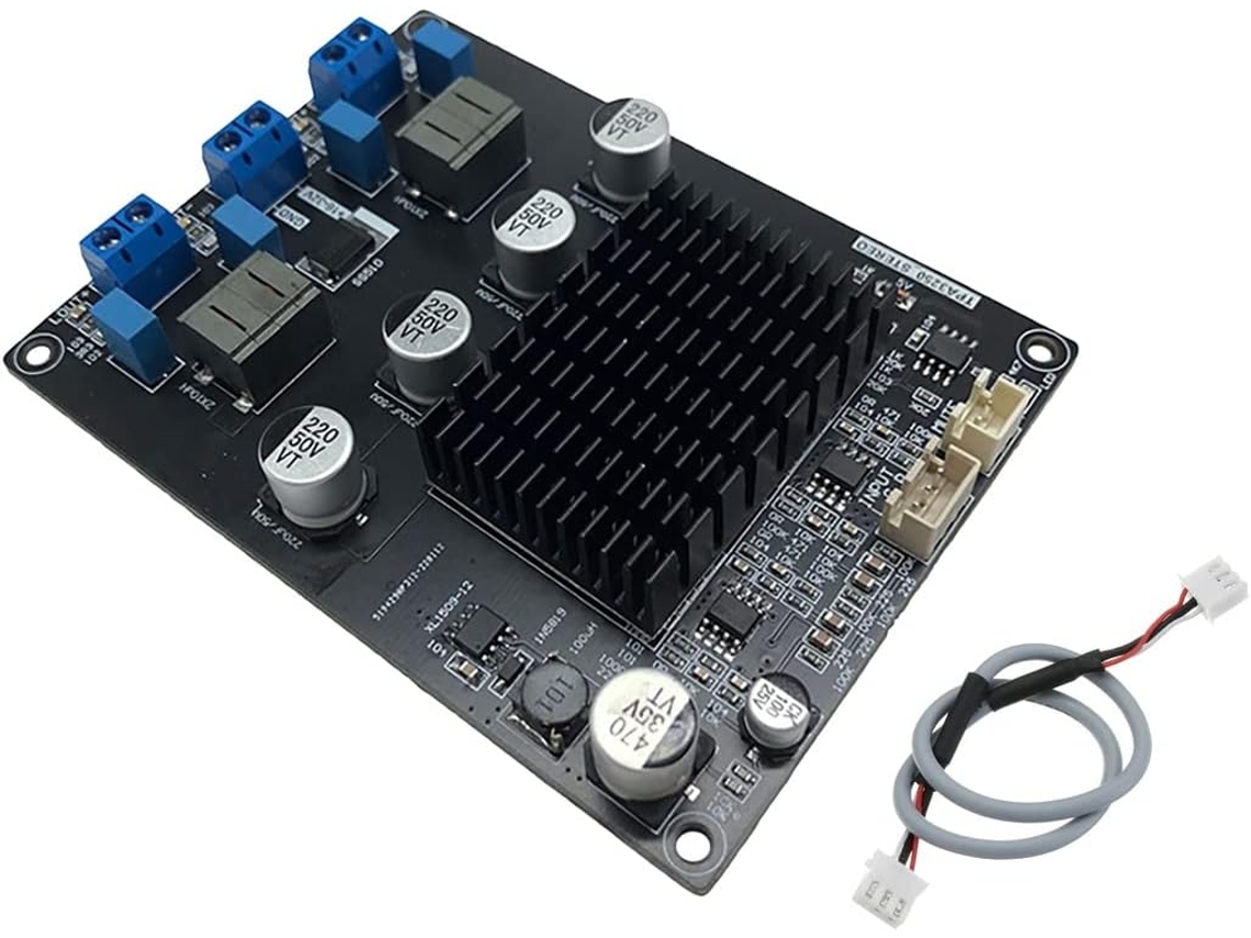 Placa amplificadora digital TPA3250 130W x 2, audio de alta potencia, 4A, 32V, Clase D, cable blindado XH2 54mm 3p SFUSHOS