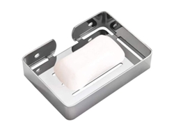 Jabonera De Acero Inoxidable Para Baño, Estante De Pared Para Jabón, 135 X 95 Mm