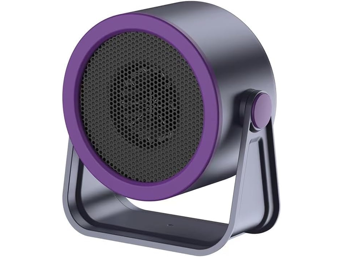 Calentador Ventilador Rojo Mini Silencioso P/ Mesa Protección Sobrecalentamiento P/ Escritorio Cuarto