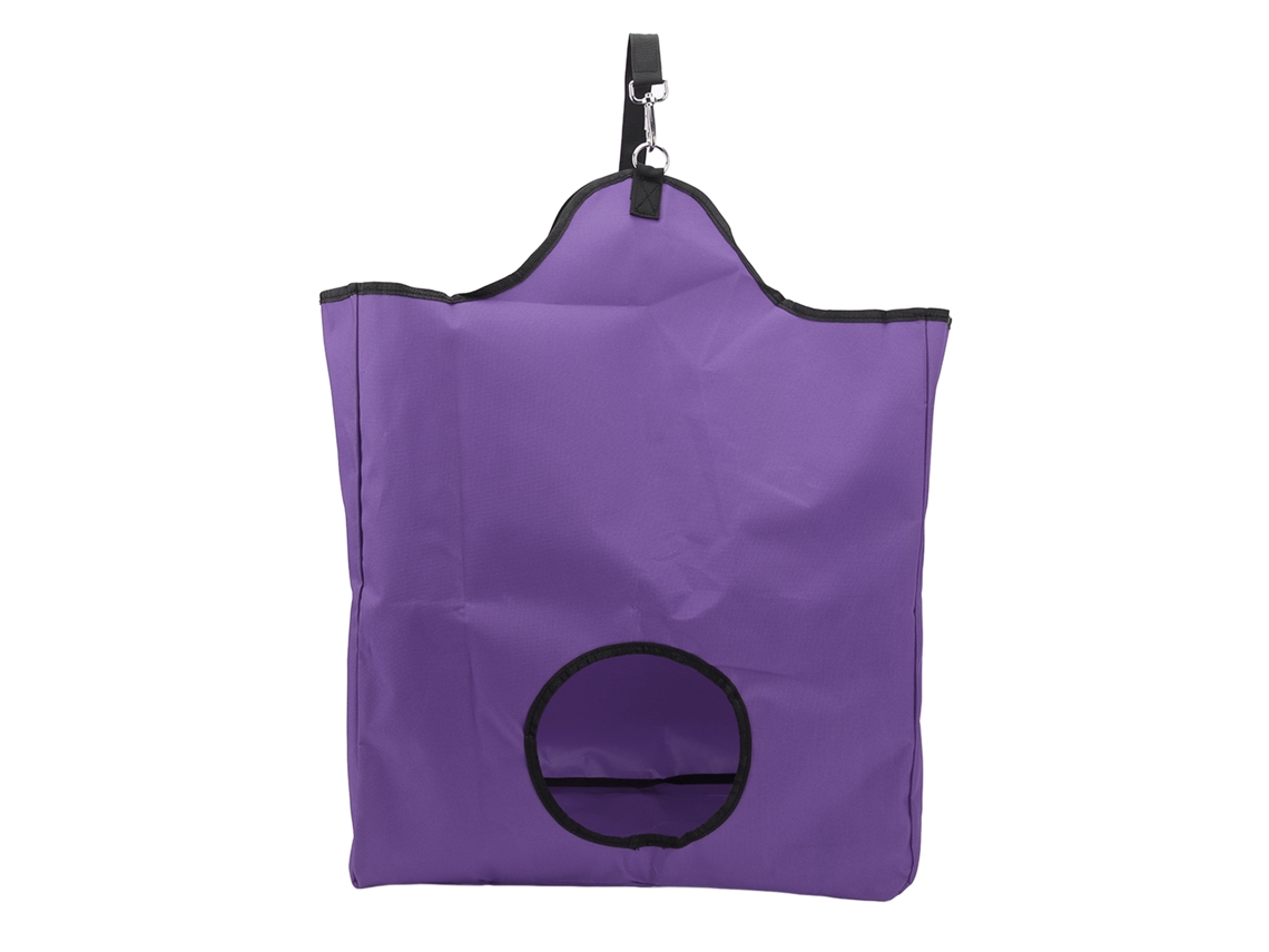 2026-bolsa De Heno Para Caballos Slow Feed Resistente A Suciedad 600d Oxford Larga Capacidad Morada