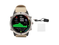 Reloj inteligente para hombre con Bluetooth 4.0, certificación IP68 y monitor de frecuencia cardíaca con alcance de 50 m.