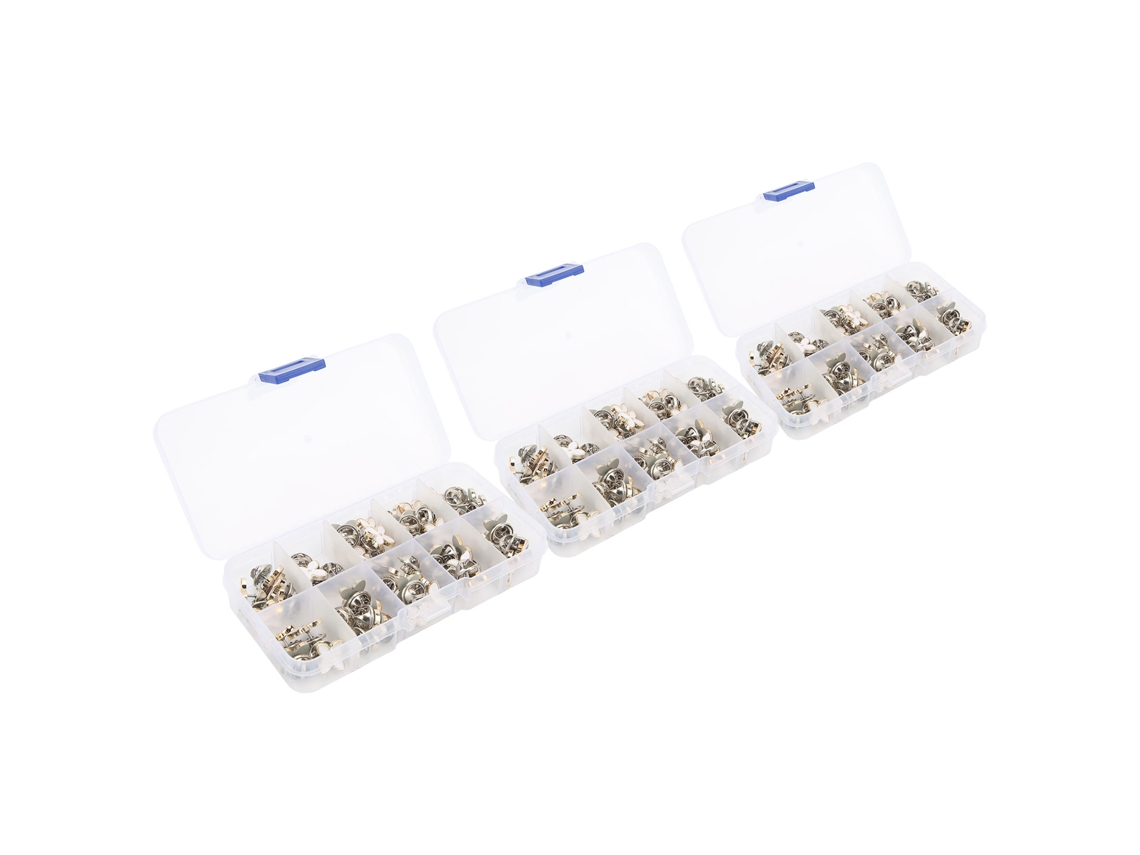 150 Piezas De Botones De Broche Para Camisa De Mujer, Flores Blancas, Plástico, Metal, Sin Costuras, Para Manualidades.