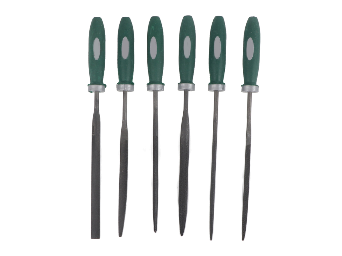 Juego De 6 Herramientas De Modelado De Diamante Para Pulir Jade, Madera, Cerámica Y Metal, 180x5 Mm