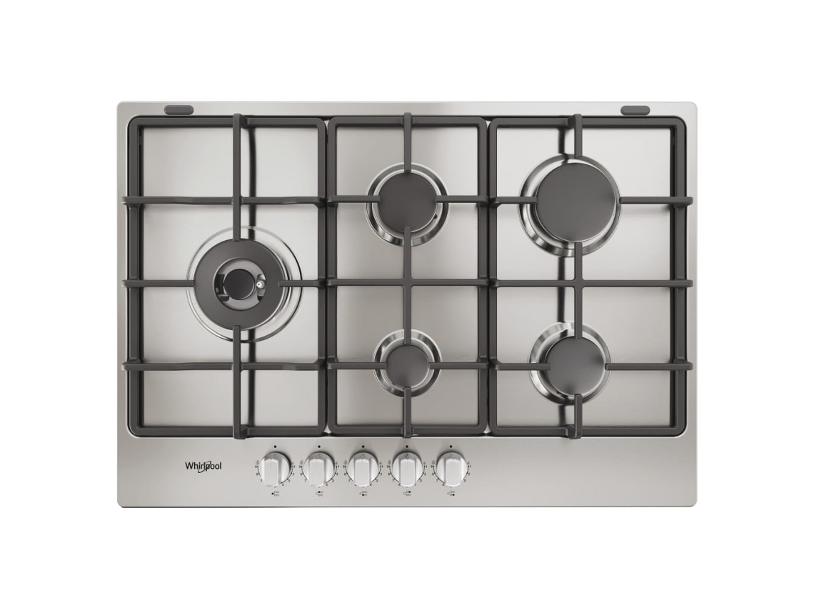 TGML 761 IX R Acero inoxidable Integrado 73 cm Encimera de gas 5 zona(s) WHIRLPOOL