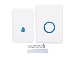Timbre Inalámbrico Resistente Al Agua Ip66, 5 Niveles De Volumen, 45 Tonos De Llamada, Brillo Ajustable.
