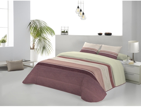 Colcha JVR Mila (Poliéster - Rosa - 270 cm)