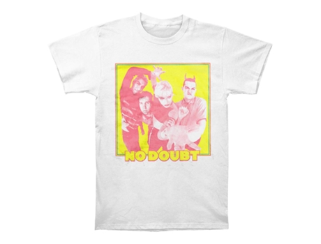 Camiseta ROCKINSTONE No Doubt camiseta amarilla con foto (Algodón - XXXL)