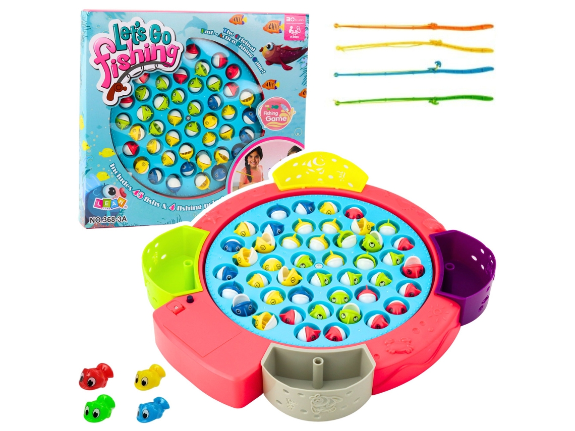 Juego arcade interactivo a pilas Pink Fishing B.active