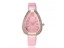 Reloj De Pulsera De Moda Para Mujer Con Correa De Terciopelo Y Diamantes De Imitación Multicapa (rojo)