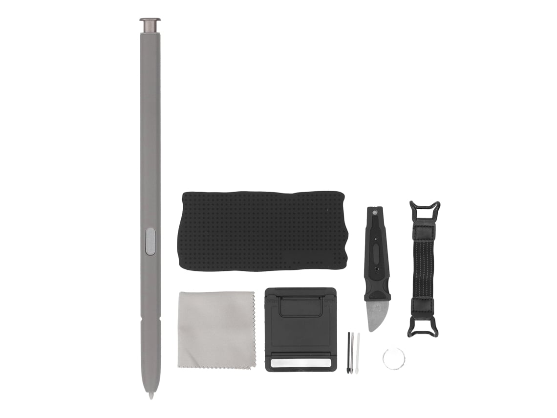Caneta Estilo Para Galaxy S24 Ultra Sensibilidade Alta Caneta Táctil Profissional Com 3 Pontes De Substituição Cinza