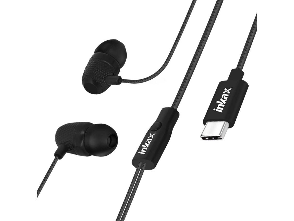 Auriculares Inkax con Conexión Usb C Serie Ep14 Negro