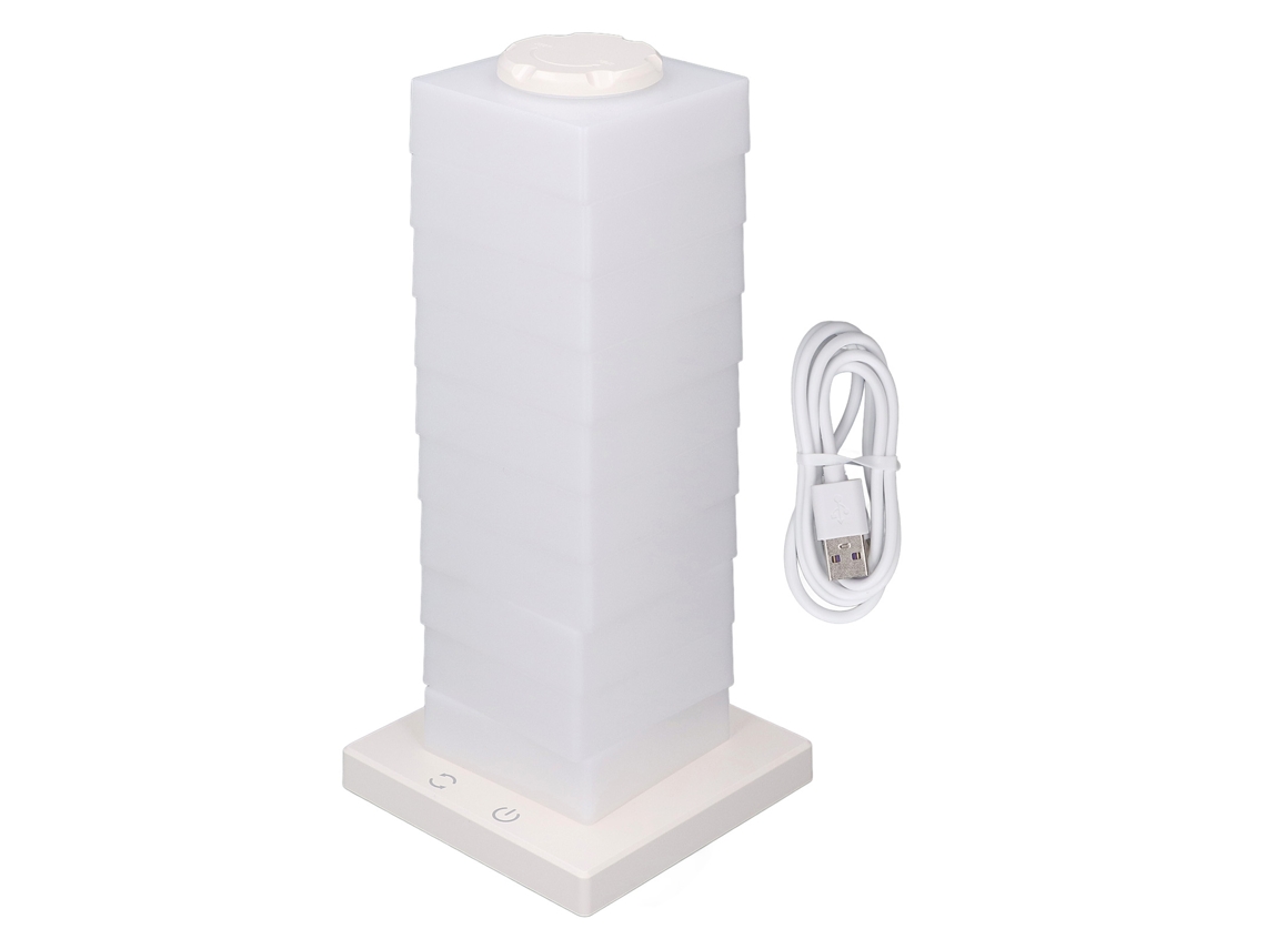 2026-lámpara De Mesa Apilable Led Rgb Control Táctil Diy Decorativa Luz Nocturna Para Niños Dormitorio Oficina Hogar