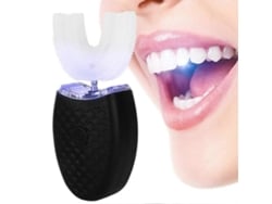 Escova De Dentes Em Formato De U Para Adultos, Escova De Dentes Elétrica Sônica Com Limpeza Automática, Ferramenta Para Higiene Bucal (branca)