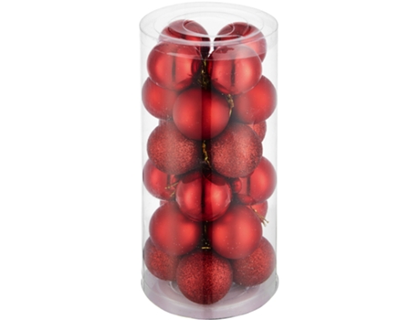 Bolas De Navidad Roja 24 TECTAKE