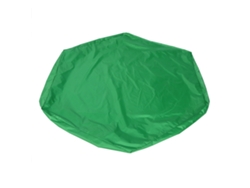 Tapa Hexagonal Para Arena Y Piscina Impermeable Con Cordón Para Jardín Exterior Juguetes De Arena Verde