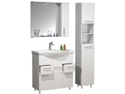 Mueble de lavabo de 4 piezas Lisalo XL Vcm