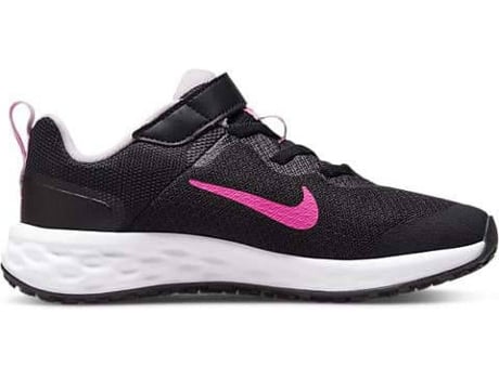 Zapatillas Unisexo NIKE Revolution 6 Negro (Talla: 34)
