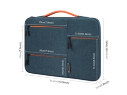 Funda Para Portátil De 13/14/15 Pulgadas, Protección De Cuatro Capas, Impermeable, Compatible Con Macbook Air/pro, Dell, Lenovo