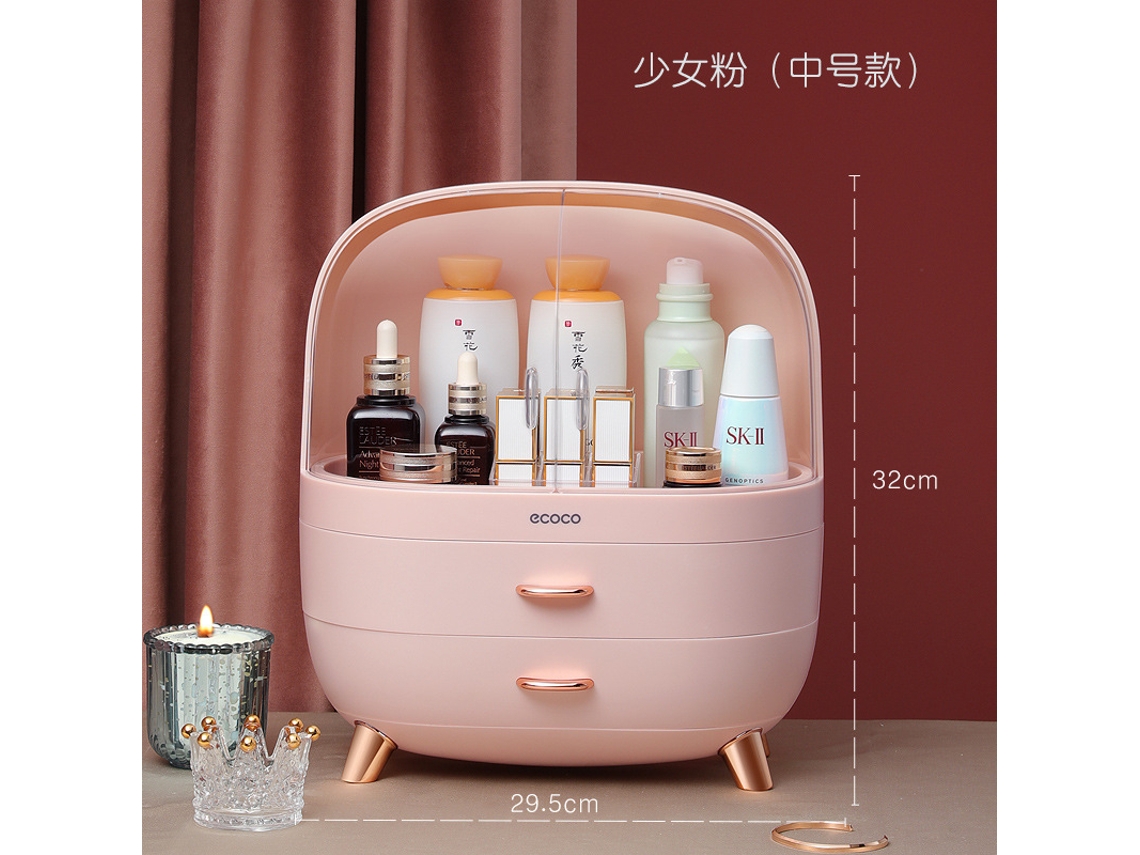 Caja de almacenamiento de cosméticos de escritorio ecológica slowmoose