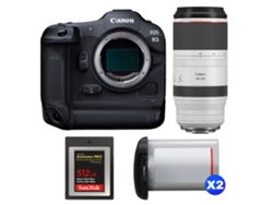 Canon Eos R3 + Rf 100-500mm F/4.5-7.1 L Is Usm + 1 Sandisk 512gb Extreme Pro Cfexpress Type B + 2 Canon Lp-e19 + Ebook Pricedirect