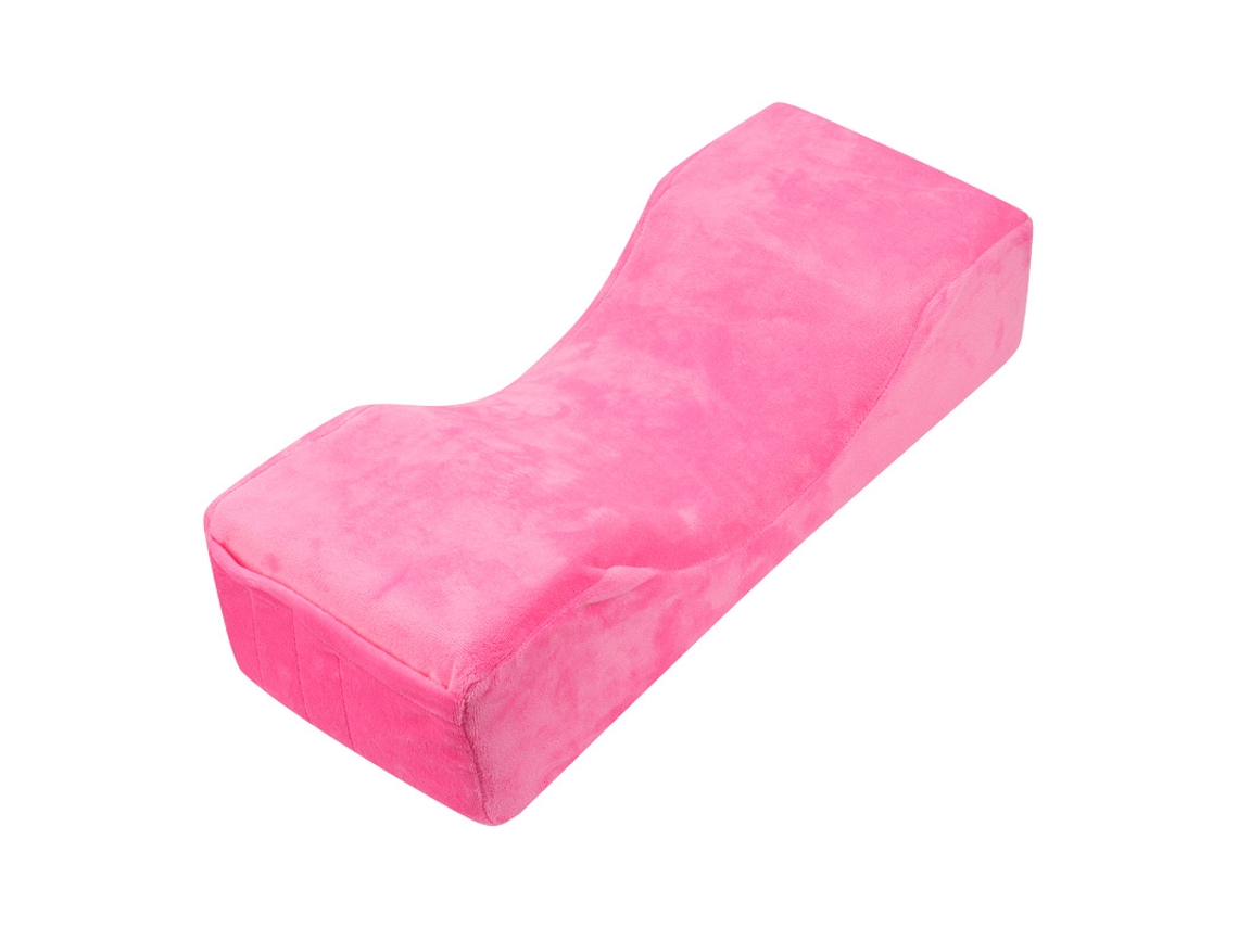 Almohada para pestañas, almohada suave de espuma viscoelástica con bolsillo MDUG (rosa)