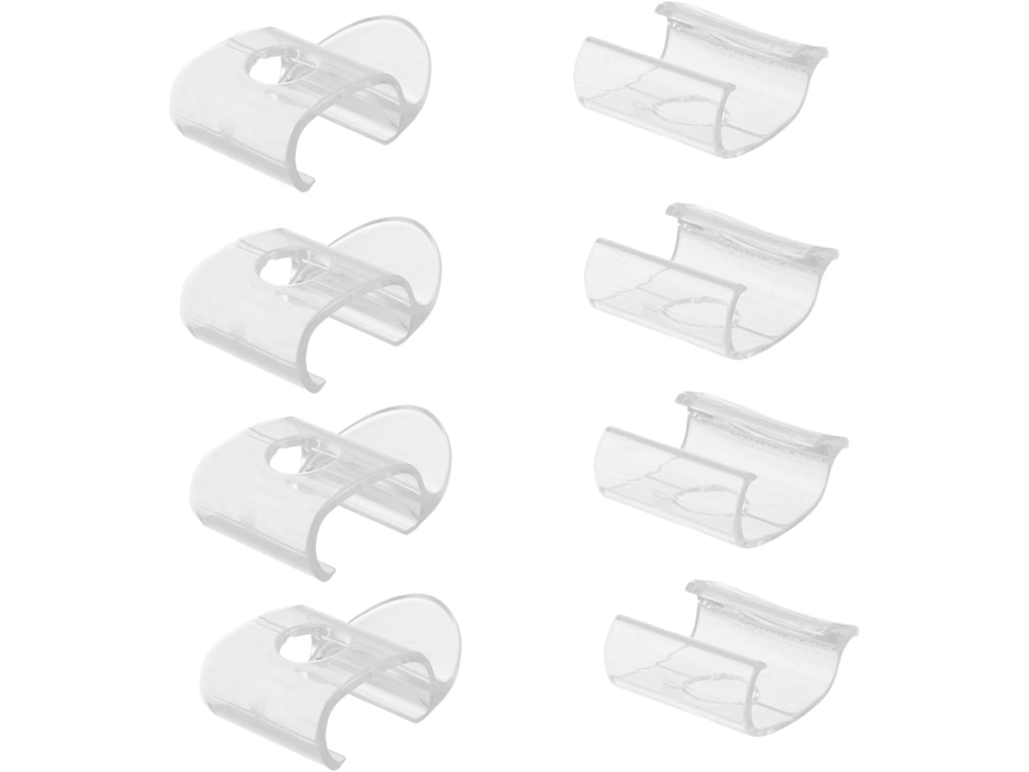 8 Piezas Accesorios Para Cortinas Sin Cuerda Agarre Para Estabilizar Varilla Inferior Clips De Repuesto Para Persianas Horizontales Ho