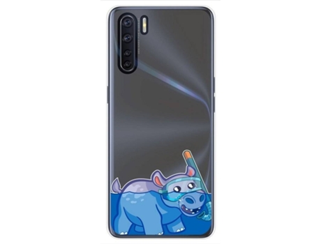 Carcasa Oppo A91 TUMUNDOSMARTPHONE Dibujos Transparente Multicolor