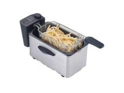 Freidora de Aceite COMELEC Fr 3071 (3 kg - Blanco y Negro)