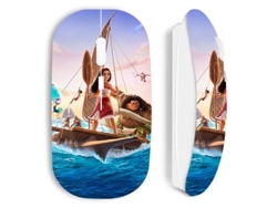 Ratón inalámbrico blanco Moana 2 Disney Crew Anime Maniacase