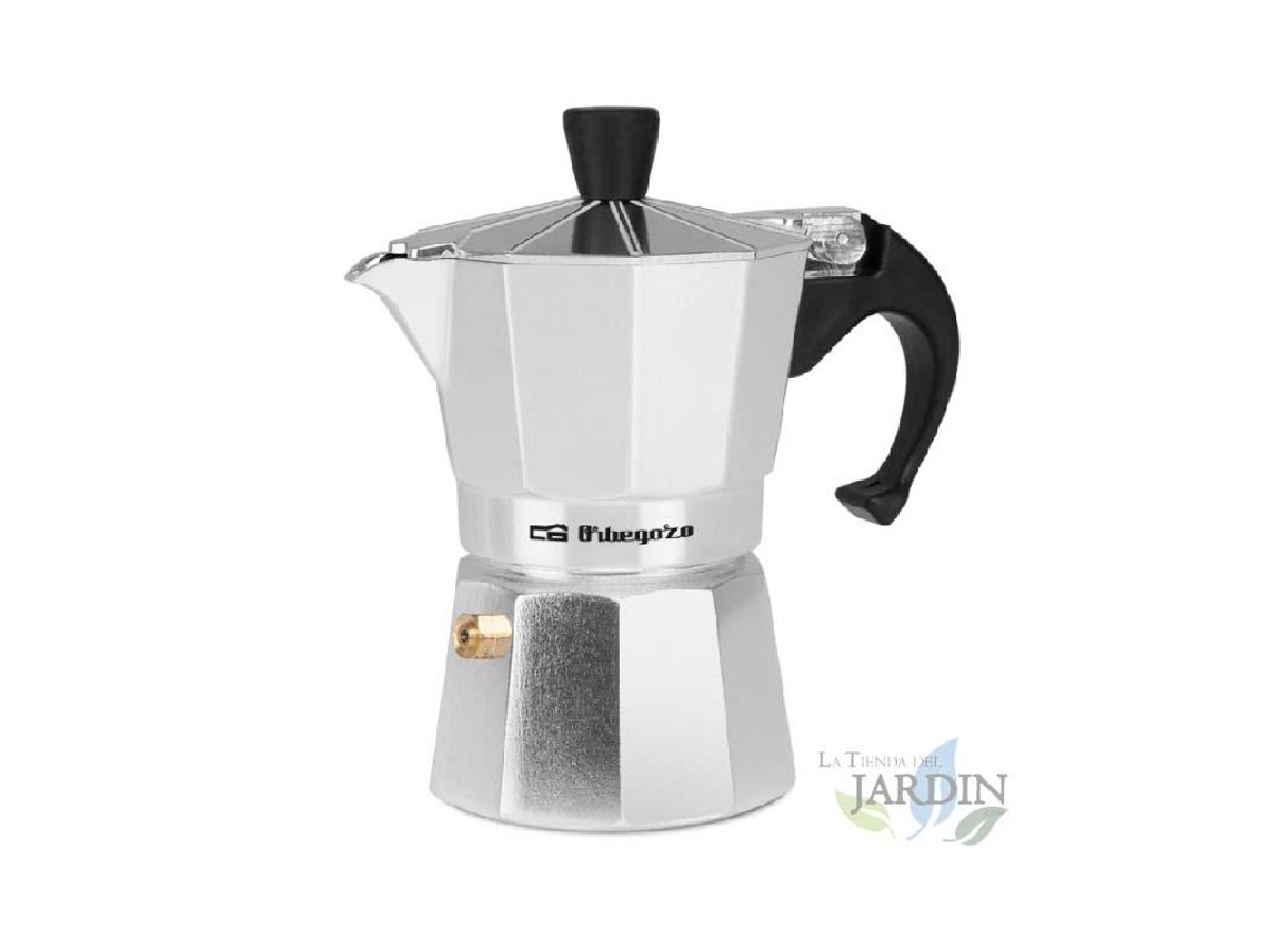 Cafetera Italiana ORBEGOZO Aluminio (2 Tazas)