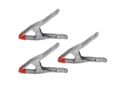 Abrazadera de resorte de hierro galvanizado de 9 pulgadas en forma de A para tuberías de madera y agua (3 unidades)