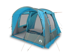 Tienda de campaña de coche para 4 personas VIDAXL impermeable azul
