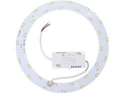 Panel De Luz Led Circular De 15 W Con 30 Led Smd 5730, Luz Blanca Fría Y Placa De Conversión Magnética.