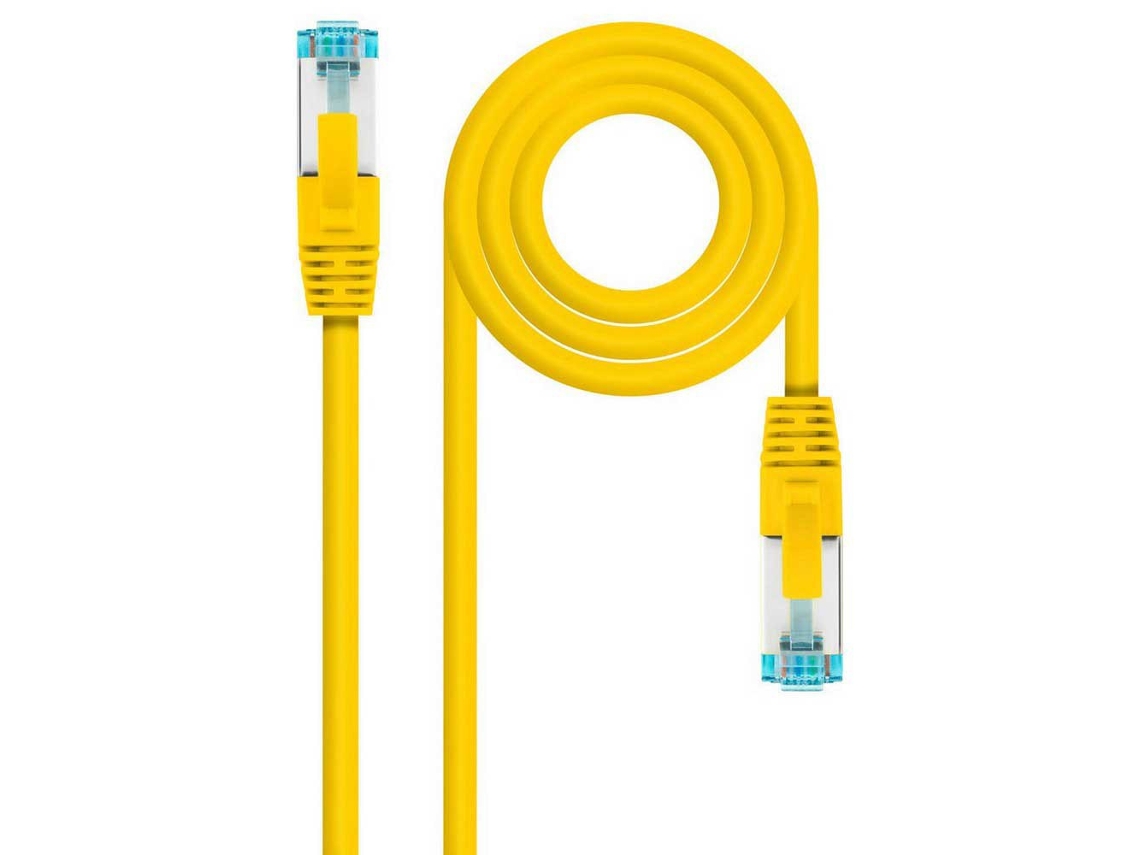 Cable de Red Nanocable Rj45 Lszh Cat.7 600Mhz Sftp Awg26 30 Cm Amarillo N/A