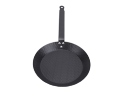 Sartén Antiadherente De Acero Al Carbono, Sin Humo, De 24 Cm, Ideal Para Filetes, Huevos, Pescado Y Verduras.
