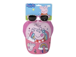 Set de gorra y gafas de sol PEPPA PIG 2 Piezas Rosa (51 cm)