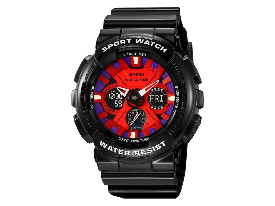 Reloj Deportivo Digital Skmei Para Hombre Con Alarma Resistente Al Agua