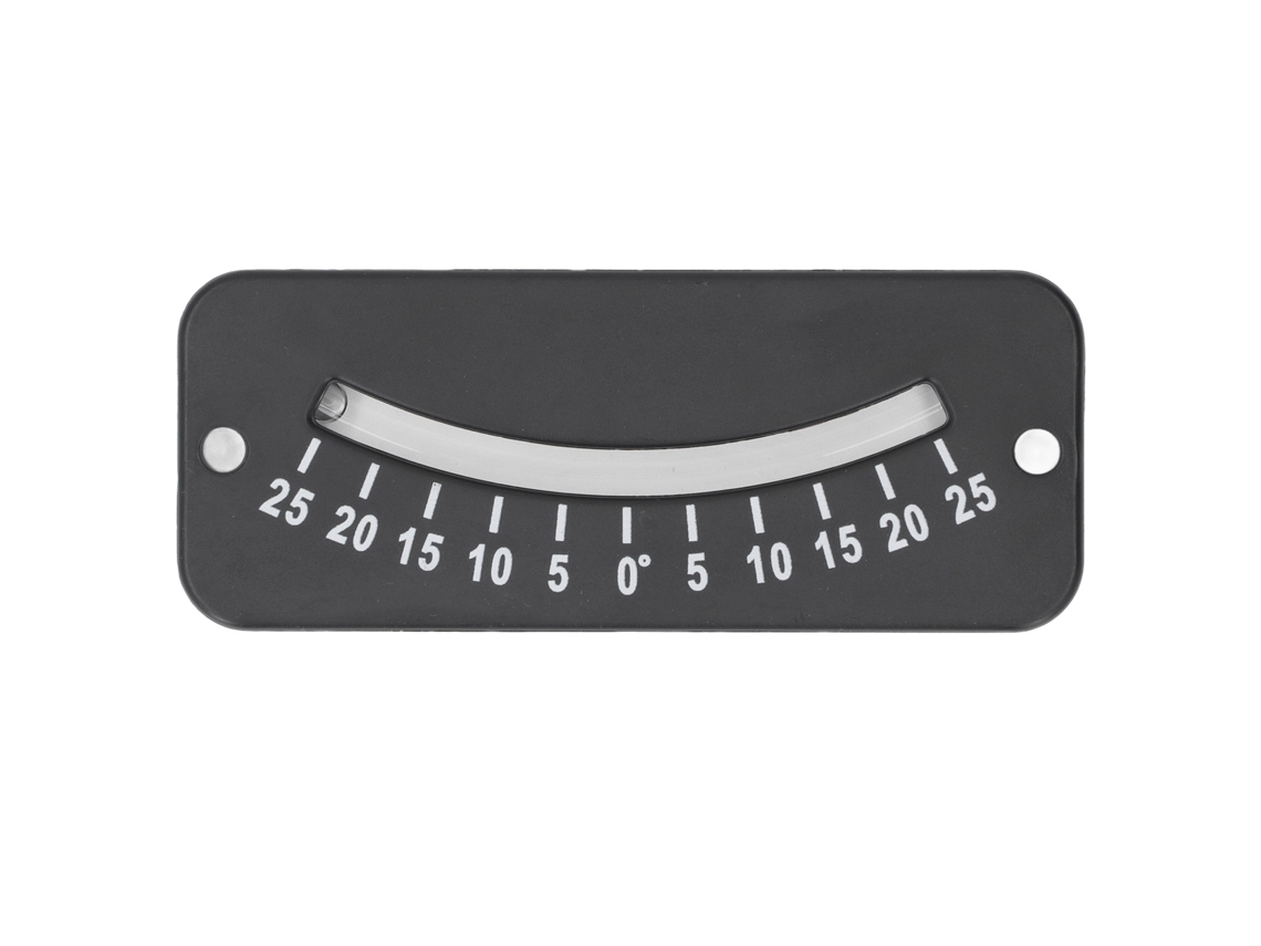 Inclinômetro De Tubo De Vidro 25° Mini Com Escala Clara Abs Para Teste De Ângulo Horizontal Micro