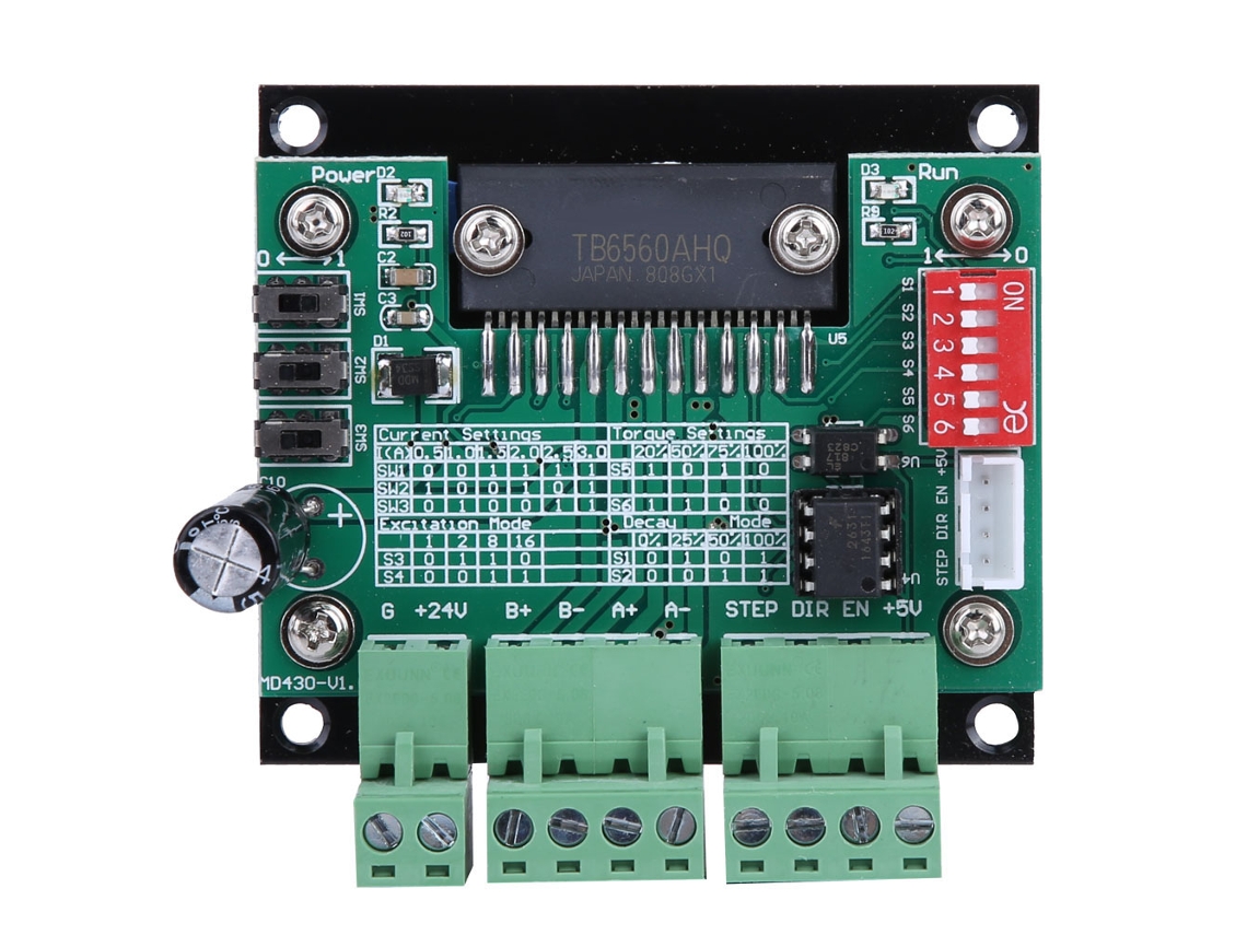 Controlador de motor paso a paso TB6560 con corriente ajustable de 3,5 A