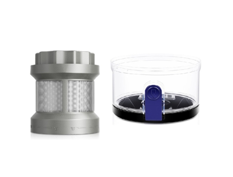 Cubierta de malla de filtro de taza de polvo para aspiradora Midea V1 Vh1704 P3, repuestos de aspiradora inalámbrica de mano