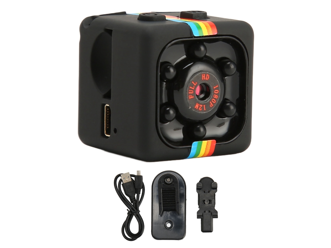 Minicámara Inalámbrica Portátil Hd 1080p Con Visión Nocturna Para Seguridad En El Hogar Y La Oficina.