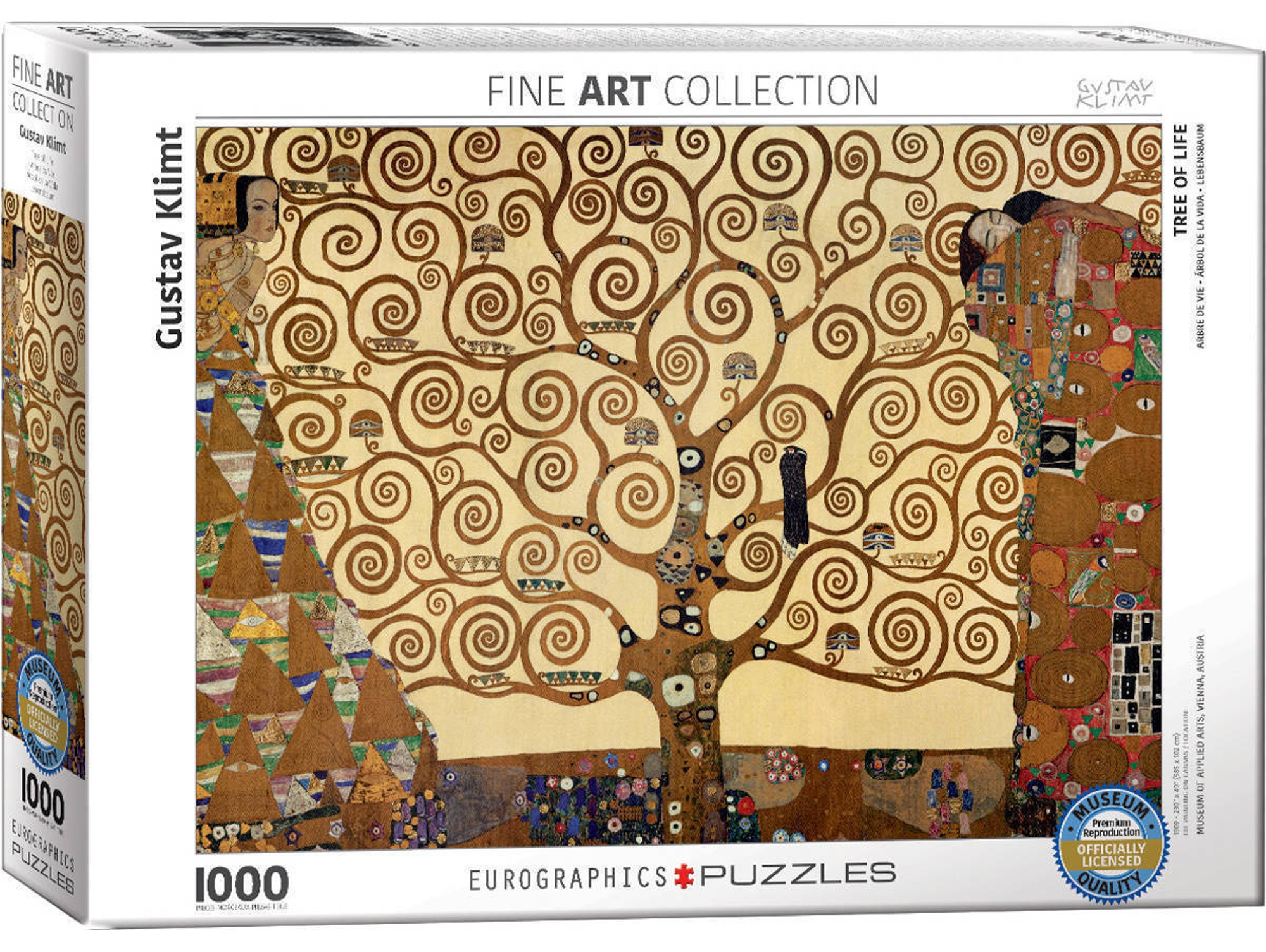 Puzzles EUROGRAPHICS Árbol de la Vida de Klimt 1000 piezas (1000 peças)