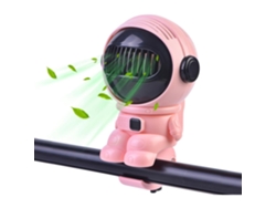 Mini ventilador portátil recargable USB para cochecito de bebé - 4000 mAh - Modelo con doble batería extraíble