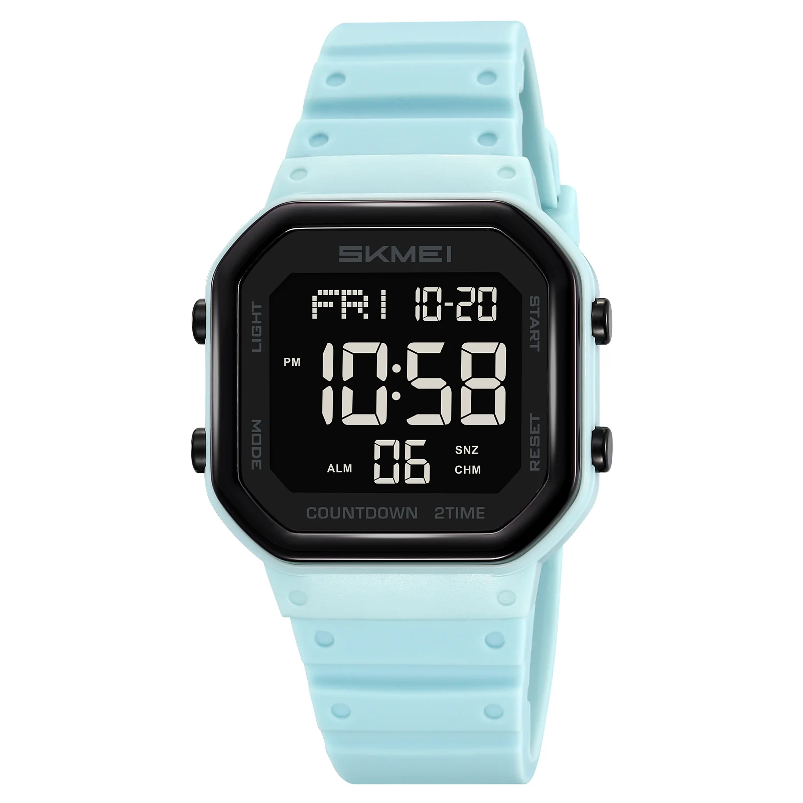 Reloj Deportivo Con Calendario De Cuenta Regresiva (azul-negro) De Moda, Reloj Elegante, Reloj De Vestir, Accesorio