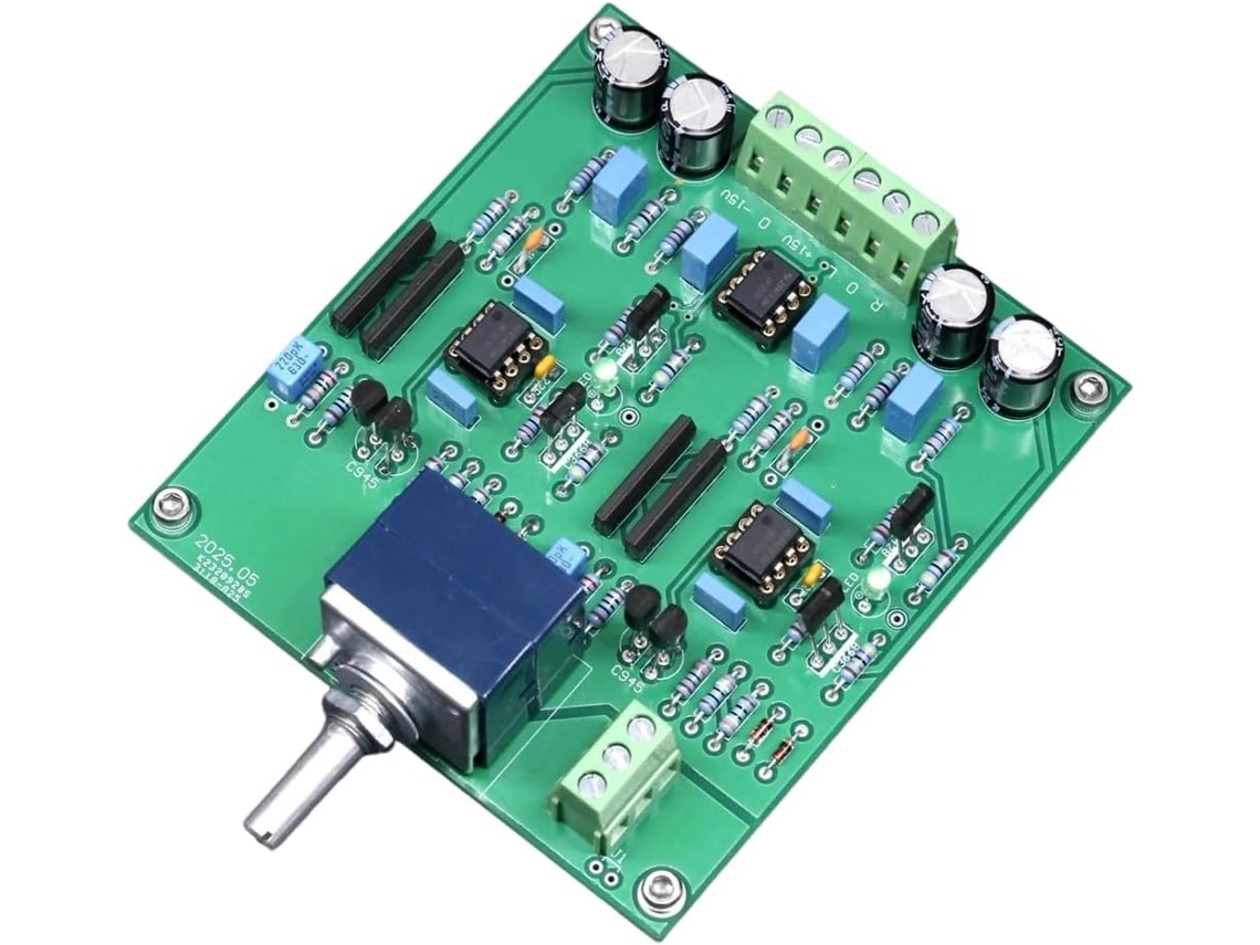 Ensamblaje De La Placa Preamplificadora Cc Alps Clase A Con Potenciómetro