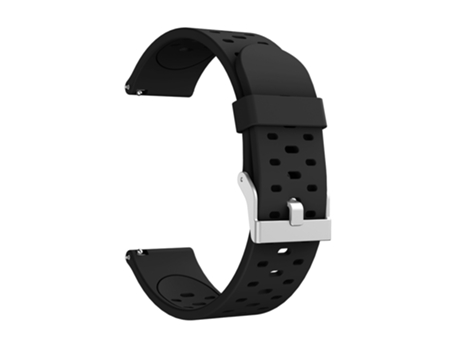 Correa de reloj inteligente para Samsung Galaxy Watch 3 de 41 mm de silicona de tres filas (negro)
