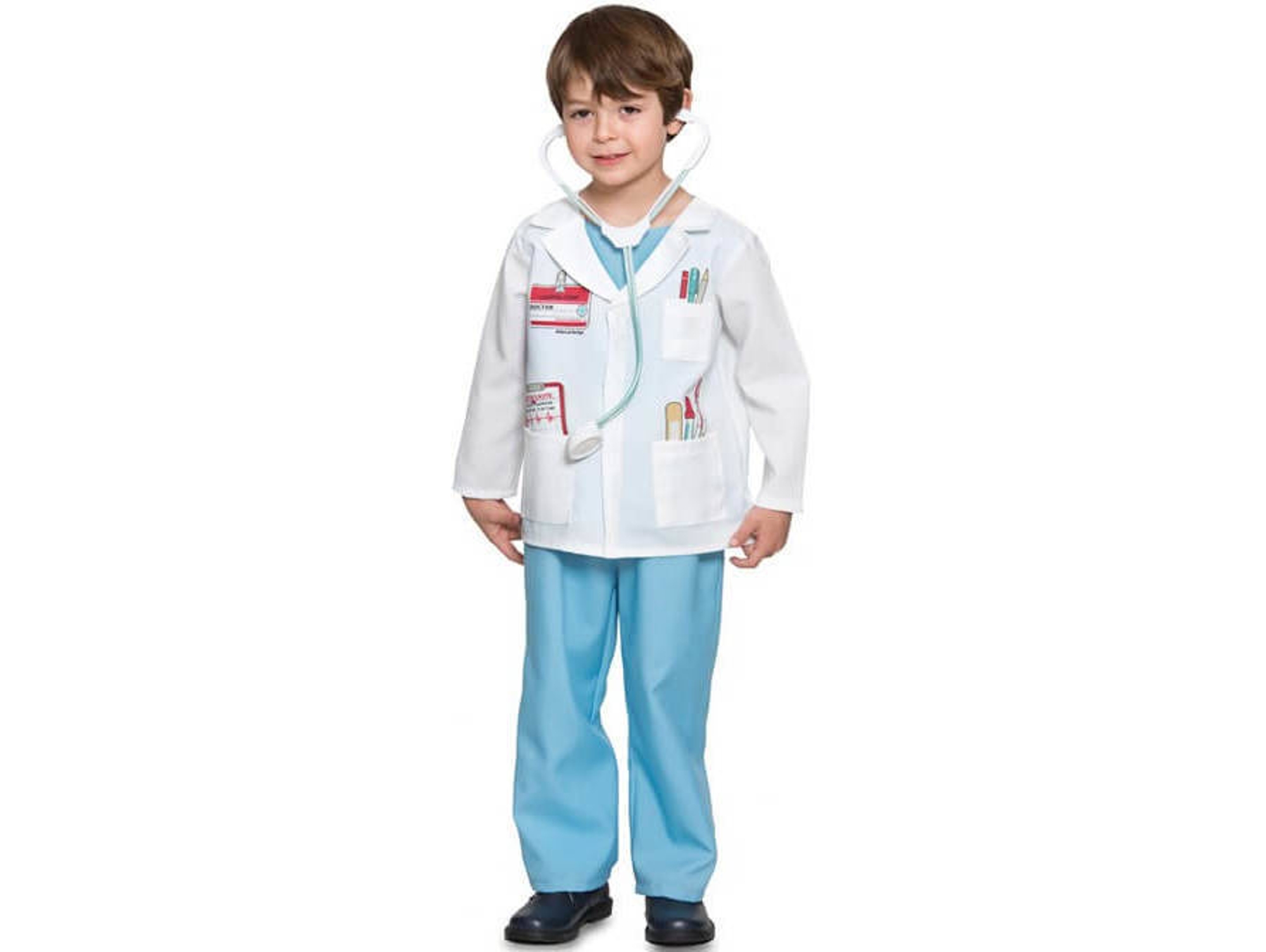 Disfraz de Niño DISFRAZZES Doctor Con Identificación (Talla: 5 a 6 años)