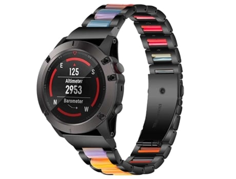 Correa de acero inoxidable de resina turmalina para Amazfit T-Rex VEANXIN