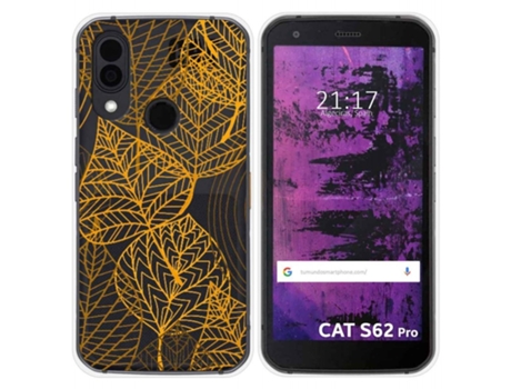 Carcasa CAT S62 Pro TUMUNDOSMARTPHONE Dibujos Transparente Multicolor
